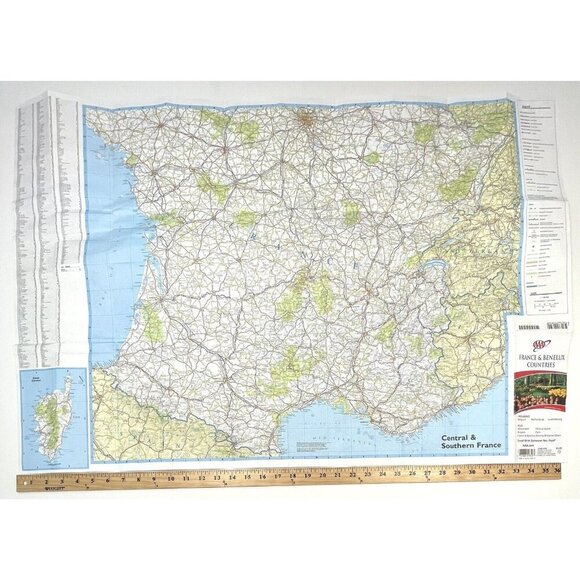 2006-2007 AAA France & Benelux Countries Travel Transportation Street MAP *Read* - Picture 4 of 5